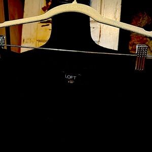 Black Loft pant with side belt